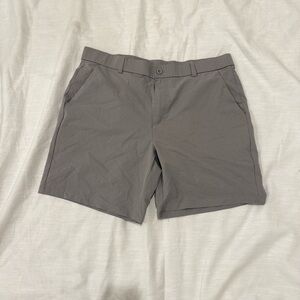 Classic Men's Charcoal Flat Front Shorts